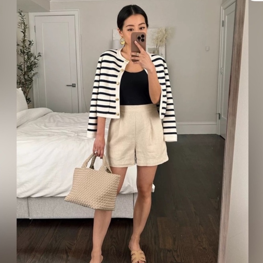 Striped Blue and White Cardigan